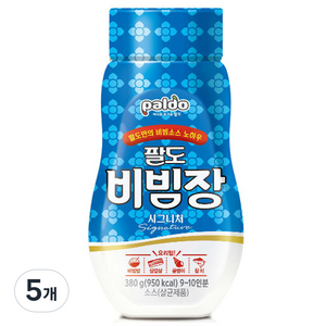 팔도 비빔장 소스 냉면장 비빔/냉면장, 380g, 5개