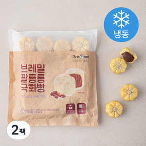 브레밀 팥통통 국화빵 (냉동), 375g, 2팩