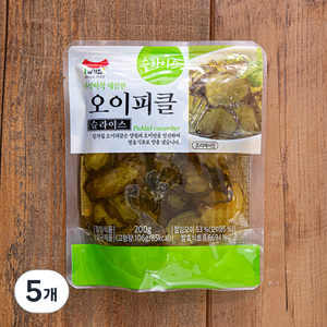 일가집 오이피클 슬라이스, 200g, 5개