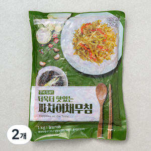 반찬단지 짜사이채 무침, 1kg, 2개