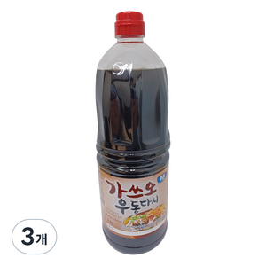 푸른식품 가쓰오 우동다시, 3개, 2kg