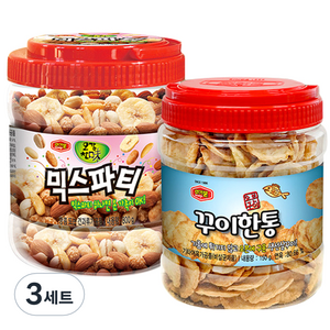 머거본 꾸이한통 150g + 믹스파티 800g 대용량 2종 세트, 3세트