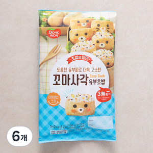 동원 꼬마사각 유부초밥, 150g, 6개