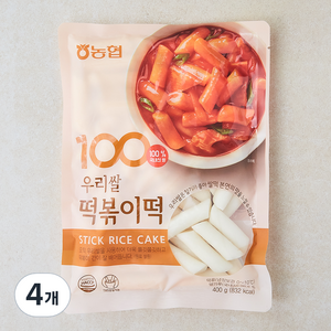 아름찬 농협 떡볶이떡, 400g, 4개