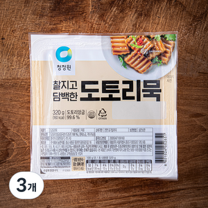 청정원 도토리묵, 320g, 3개