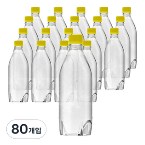 탐사스파클링 레몬 무라벨, 500ml, 80개