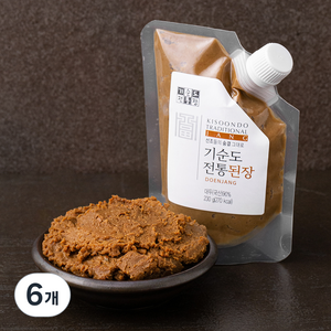 기순도 전통된장, 230g, 6개