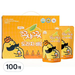 꼬샤꼬샤 도라지 배즙, 110ml, 100개