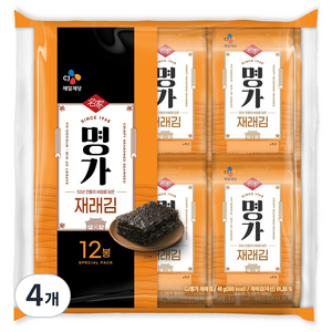 씨제이 명가 재래김 12p, 48g, 4개