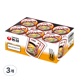 농심 사리곰탕 컵 61g, 18개