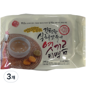 햇살나래 간편한 식혜 만들기 엿기름 티백, 240g, 3개