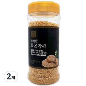 꼬손 껍질깐 박피 볶은참깨 토핑재료, 200g, 2개