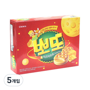 크라운 뽀또 치즈타르트, 322g, 5개