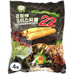 NON GMO 검정깨 크리스피롤 22, 550g, 4개