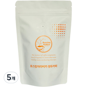 로스팅아라비카 에티오피아 코케 허니 원두커피, 200g, 5개, 홀빈(분쇄안함)