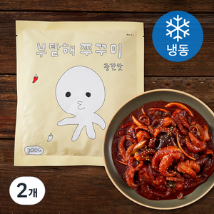 부탇해 쭈꾸미 중간맛 (냉동), 300g, 2개