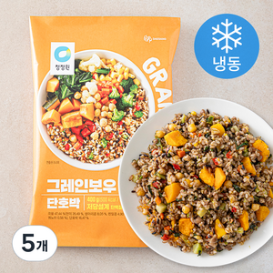 청정원 그레인보우 단호박 2개입 (냉동), 400g, 5개