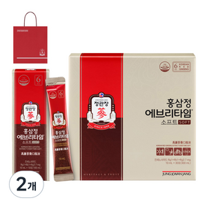 정관장 홍삼정 에브리타임 소프트 + 쇼핑백 세트, 300ml, 2개