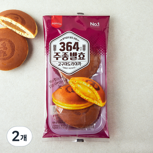 삼립 364시간 주종발효 고구마 도라야끼 2개입, 120g, 2개