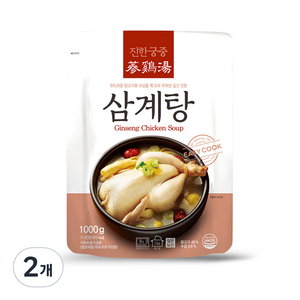 진한식품 궁중 삼계탕, 1kg, 2개