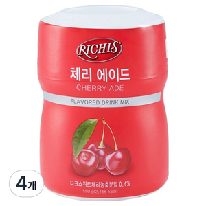 리치스 체리 에이드, 550g, 1개입, 4개