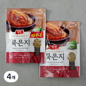 양반 산지 묵은지, 400g, 4개