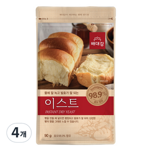 배대감 이스트, 90g, 4개