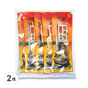 몸애조화 사계절 삼계탕 재료 5p, 300g, 2개