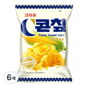 콘칲 초당 옥수수, 70g, 6개