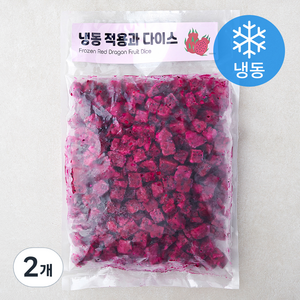 적용과 다이스 (냉동), 2개, 1kg