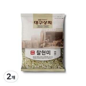 대구상회 찰현미, 2kg, 2개