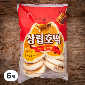 삼립 미니 꿀호떡, 400g, 6개