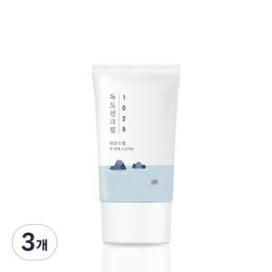 라운드랩 1025 독도 선크림 SPF 50+ PA++++, 50ml, 3개