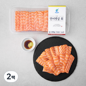 은하수산 노르웨이 연어 뱃살 회 (냉장), 200g, 2팩