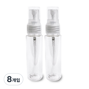 이글코리아 투명 용기 30ml, 혼합 색상, 8개