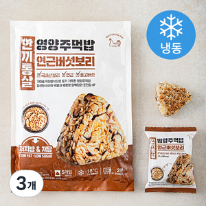 한끼통살 영양주먹밥 연근버섯보리 5개입 (냉동), 500g, 3개