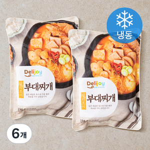 간편한 부대찌개 (냉동), 1kg, 6개