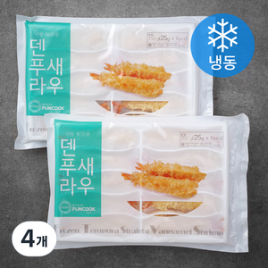 덴푸라 새우튀김 10ea (냉동), 250g, 4개