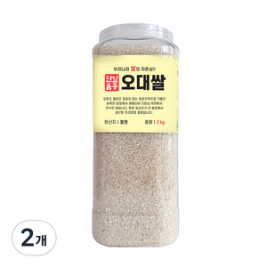 대한농산 2024년산 햅쌀 통에담은 철원오대쌀, 상, 2kg, 2개