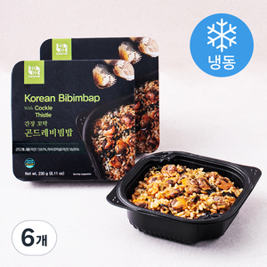 어부의식탁 간장 꼬막 곤드레비빔밥 (냉동), 230g, 6개