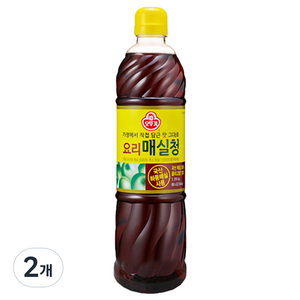 오뚜기 요리 매실청, 1.19kg, 2개