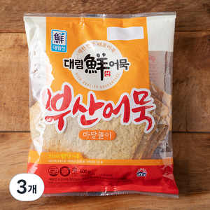 대림선 부산 어묵 마당놀이 12장, 600g, 3개