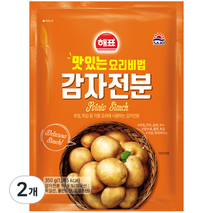 해표 감자전분, 350g, 2개