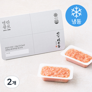 맛의명태자 명란 큐브 (냉동), 120g, 2개