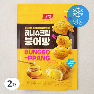 양반 허니슈크림 붕어빵 (냉동), 300g, 2개