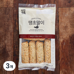 삼진어묵 땡초말이 어묵, 320g, 3개