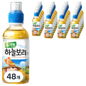 웅진 유기농 하늘보리차, 보리차, 200ml, 48개