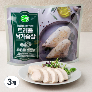 다향오리 트러플 닭가슴살, 600g, 3개