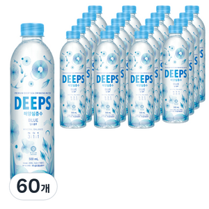 Deeps 블루 먹는해양심층수, 500ml, 60개