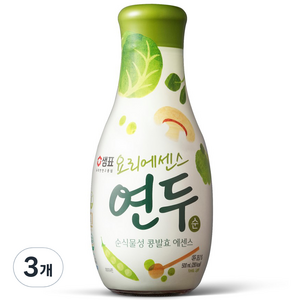 샘표 요리에센스 연두 순, 500ml, 3개